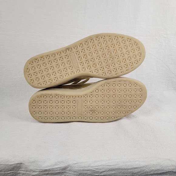 PUMA 50th Anniversary Golden Suede Metallic Leather Sneaker 1968 Women's Size 6 - Picture 12 of 14